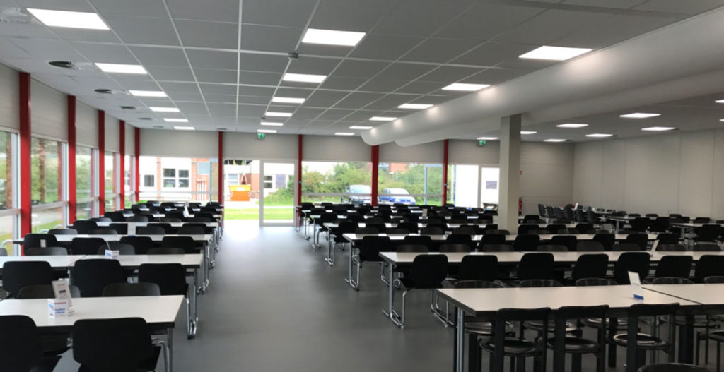 Vechta tijdelijke kantine