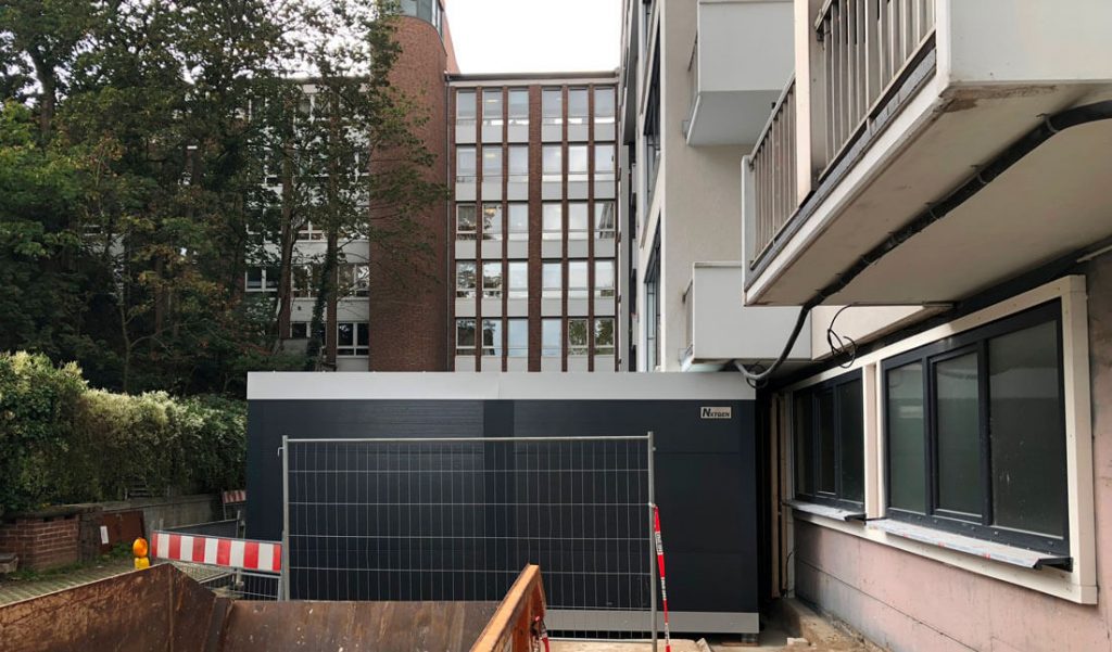 Keulen_plaatsing tijdelijke spoelkeuken