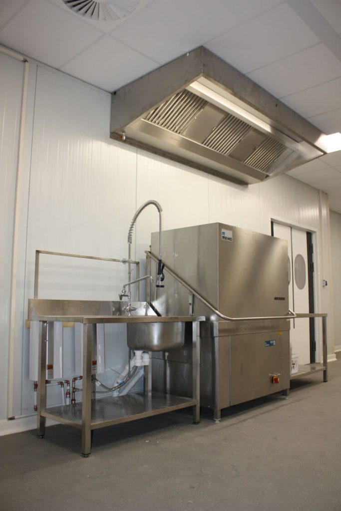 Friedrichshafen productiekeuken binnenkant